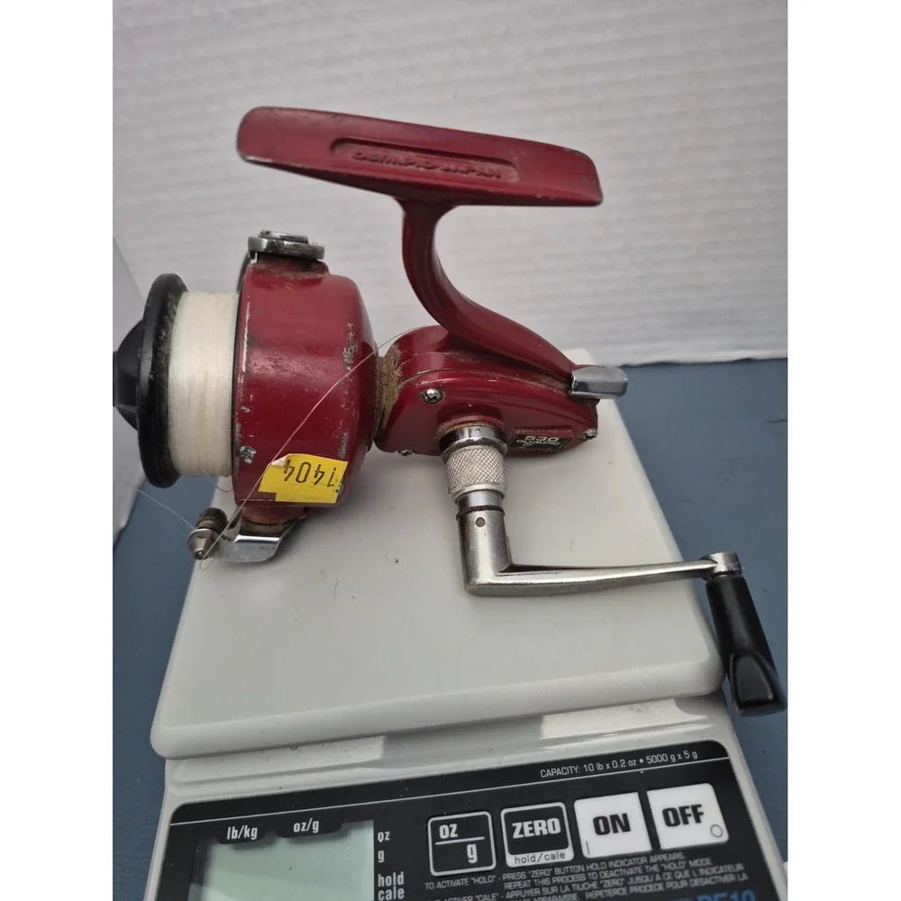 Vintage Olympic 530 Red Spinning Reel – Made in Japan